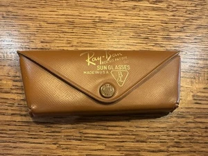 Vintage Ray-Ban Sunglass Glass Clipons Officer Style 60s - Picture 1 of 5