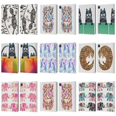 OFFICIAL CAT COQUILLETTE ANIMALS 2 LEATHER BOOK WALLET CASE FOR APPLE iPAD - Image 1 of 4