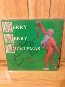SIGNED! Merry Merry Micklemas - Mickey Rooney LP MAKE OFFER FREE SHIPPING!! - Picture 1 of 1