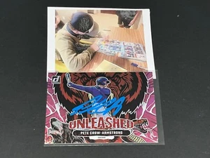 Pete Crow-Armstrong Cubs Signed 2023 Panini Donruss Unleashed Pink - Picture 1 of 1