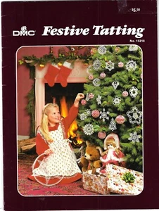 DMC ~Festive Tatting~No.15218  Christmas Ornaments- Edgings - Picture 1 of 2