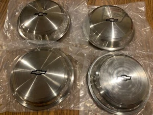 New Fits 1991-1996 Chevy Caprice Aluminum Wheel Center Cap Set of 4 - Picture 1 of 4