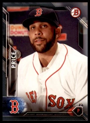 2016 Bowman Silver Parallel #92 David Price Boston Red Sox - Image 1 of 2