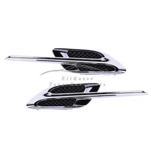 For Bentley Continental GT Fender Air Vent Grille Chrome 3W3821273B 3W3821274B - Picture 1 of 7