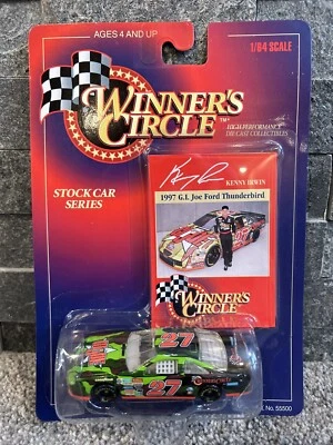 Kenny Irwin #27 Winner's Circle 1997 GI JOE Ford Thunderbird Diecast Car 1:64 Foto 1 de 2