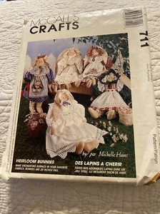 McCall's Crafts 711 Vintage Erbstück Hasen Hase Kleidungsmuster (1995) - Bild 1 von 3