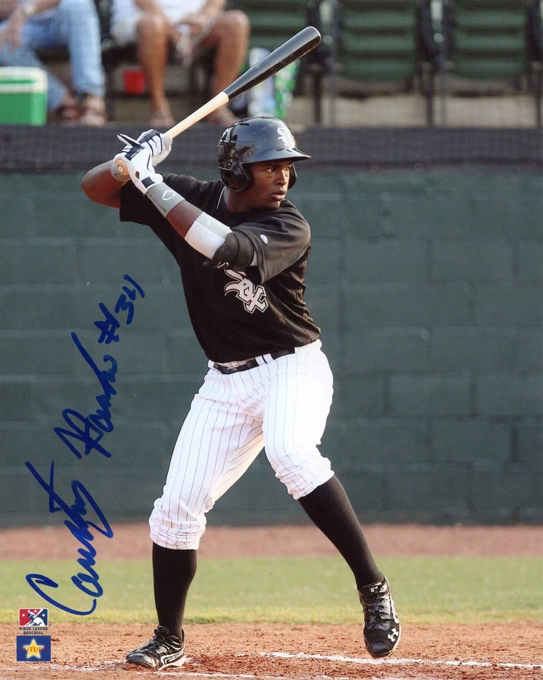Courtney Hawkins signed White Sox 8x10 photo COA - Imagem 1 de 1