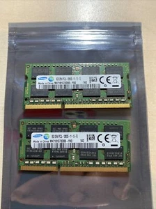 Samsung M471B1G73DB0-YK0 16GB 2X8GB PC3L-12800s DDR3L 1600MHz Laptop ram memory - Picture 1 of 1