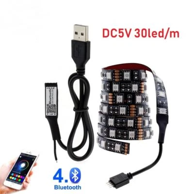 DC 5V TV Backlight LED Strip Light RGB USB 5050 SMD Wifi Bluetooth Controller - Image 1 of 4
