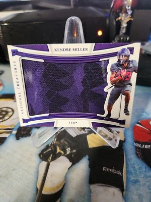 Kendre Miller 2023 Panini National Treasures Collegiate RC /99 Jumbo Jersey - Image 1 of 2