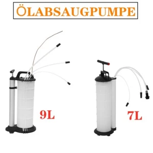 7L / 9L Flüssigkeitsabsaugpumpe Ölabsaugpumpe Öl Absaugpumpe Handpumpe Saugpumpe - Bild 1 von 9
