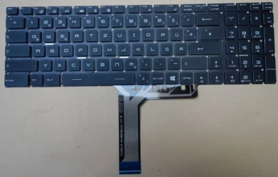 UNTERSCHIEDLICH Teclado MSI GT76 Titan DT 9SG 10SF 10SGS Teclado retroiluminado DE