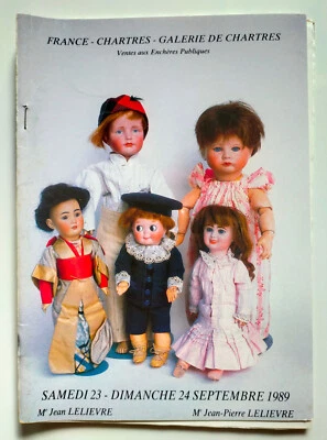Catalogue Vente POUPEES, POUPONS et AUTOMATES ANCIENS - 23 et 24 sept 1989 - Photo 1/4