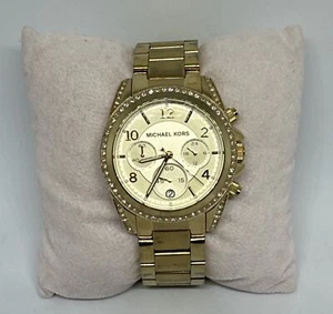 Michael Kors Blair MK5166 Women's Gold Stainless Steel Analog Dial Watch HME141 - Picture 1 of 11