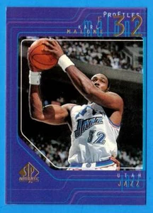 1997-98 SP perfiles auténticos 2 # P9 Karl Malone (ex-mt) Utah Jazz - Imagen 1 de 2