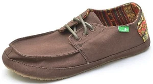 Sanuk MAINSTAY Brown Poncho Sidewalk Surfers Shoes Men's 7 - NEW - SMF10117 - Picture 1 of 2