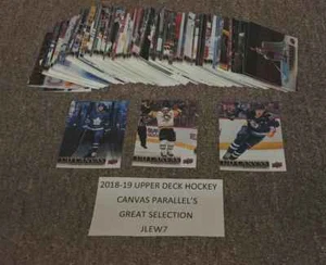 TEUVO TERAVAINEN 2018-19 18-19 UPPER DECK CANVAS PARALLEL #C15 CAROLINA - Picture 1 of 1
