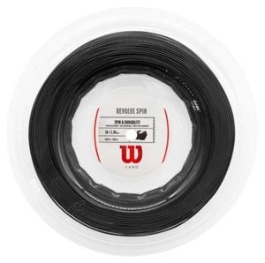 Wilson REVOLVE SPIN 16 1.30mm (black) 660ft 200m Reel Tennis Racket String - Picture 1 of 1