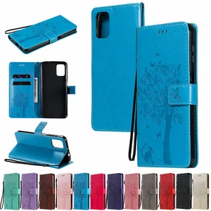 Tree Leather Flip Wallet Phone Case For Motorola G7 G8 Plus One G8 Power P40 - Picture 1 of 24