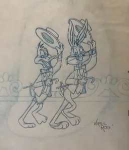 Virgil Ross- 14X17 Original Production Drawing Signed - Picture 1 of 1