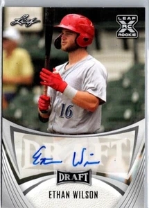 2021 Leaf Draft Ethan Wilson Auto #BA-EW1 - Picture 1 of 2