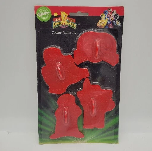 Vintage 1994 Wilton Mighty Morphin Power Rangers MMPR Cookie Cutters NIP - Image 1 of 4