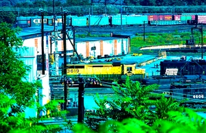 ORIGINAL KODACHROME SLIDE READING GP-30 #3619 ENOLA, PA SEPT. 1976 - Picture 1 of 1