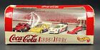 Vintage 1999 Coca Cola Race Team Mattel Hot Wheels Set Corvette Firebird Celica