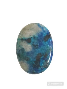 Chrysokoll/Azurit/Quarz 29x40mm Cabochon 50 Ct - Bild 1 von 4
