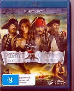 PIRATES OF THE CARRIBEAN - ON STRANGER TIDES - Blu-ray Movie, 2011 - Action - M 