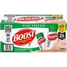 BOOST High Protein Balanced Nutritional Drink, Creamy Strawberry (24 pk.)