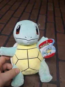 POKEMON Squirtle Plush Stuffed Animal Toy 8” Wicked Cool Toys 2019 New NWT - Picture 1 of 4