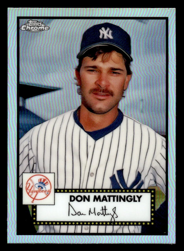 Don Mattingly 2021 Topps Chrome Platinum Anniversary #696 Refractor - Image 1 of 2