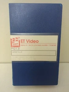 Godzilla 1998ET Video VHS Clamshell Former Rental 90’s - Picture 1 of 10