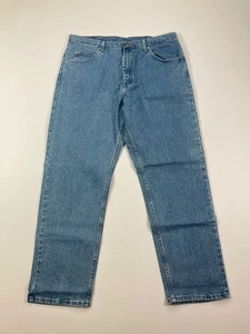 WRANGLER RELAXED FIT Jeans - W38 L32 - Blau - Neu Mit Etikett - Herren - Bild 1 von 4