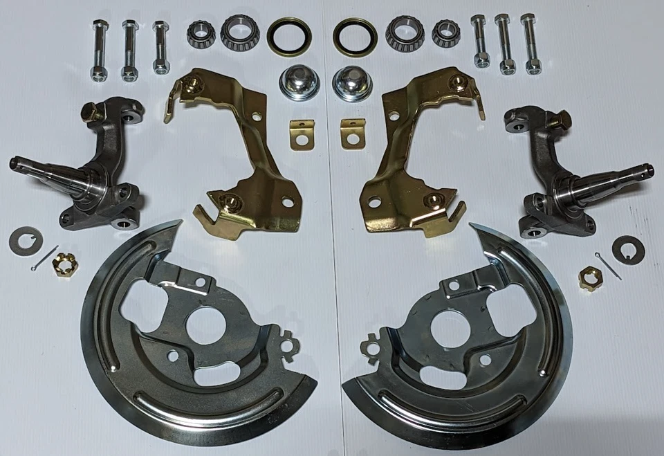 Kit de husillo de conversión de freno de disco delantero Chevrolet Nova Chevy II 1962-1967 Foto 1 de 4