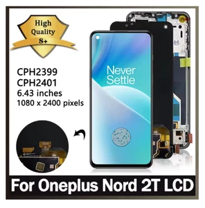 OLED For OnePlus Nord 2T CPH2399 CPH2401 LCD Screen Display Touch Digitizer  - Picture 1 of 5