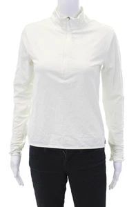 All Access Womens Zipped Long Sleeve High Neck Active Jacket White Size S - Picture 1 of 5