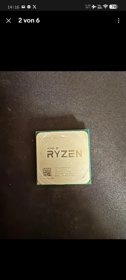 Gebrauchter AMD Ryzen 5 1600 boxed - Bild 1 von 1