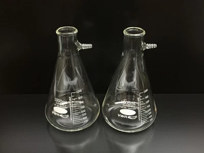 VWR Cat Nº 10545-858 Frascos Filtrantes Pared Pesada Graduados 1000 ml Lote 2 PIEZAS Foto 1 de 4
