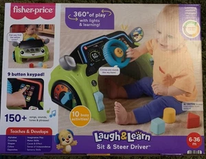Fisher Price Sit and Steer Toddler Playset with Lights and Sounds - NEW - Picture 1 of 2