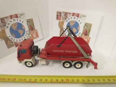 PMPB8-0375 Camion Sapeurs Pompieri SIKU MERCEDES CAMION TRASPORTO BENNA - Immagine 1 di 2