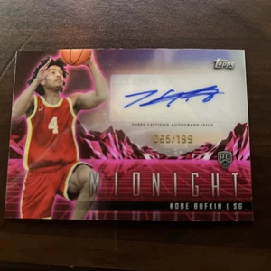 2024 Topps Midnight KOBE BUFKIN (RC) Horizon Signatures #65/199 - Imagen 1 de 2