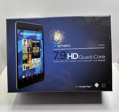 Ematic EGQ780 7.9″ HD Tablet 16GB Quad Core (Black) - New - Image 1 of 4