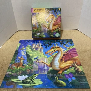 Rompecabezas eeBoo 64 piezas - Rompecabezas familiar juguete dragón para niños - Imagen 1 de 4