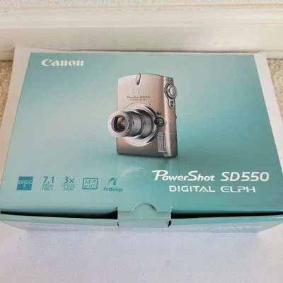 Câmera Digital Compacta Canon PowerShot SD550 - 7.1 MP 3x Zoom Óptico 2.5" LCD - Imagem 1 de 4