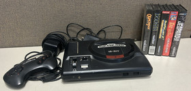 Vintage SEGA Genesis Game Console W/ OEM Controller & 5 Games TESTED