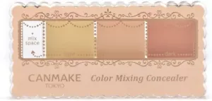 CANMAKE Color Mixing Concealer 04 Red Beige 4.2g 3-color palette - Picture 1 of 4