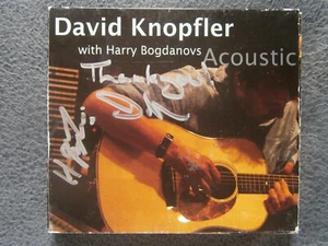 David Knopfler with Harry Bogdanovs - Acoustic, 2 CD, Tri-Fold-Digipak, Signiert - Bild 1 von 3