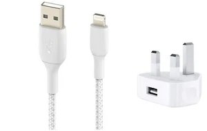 USB Charging cable for iPhone and iOS devices HIGH QUALITY  FREE DELIVERY - Picture 1 of 7